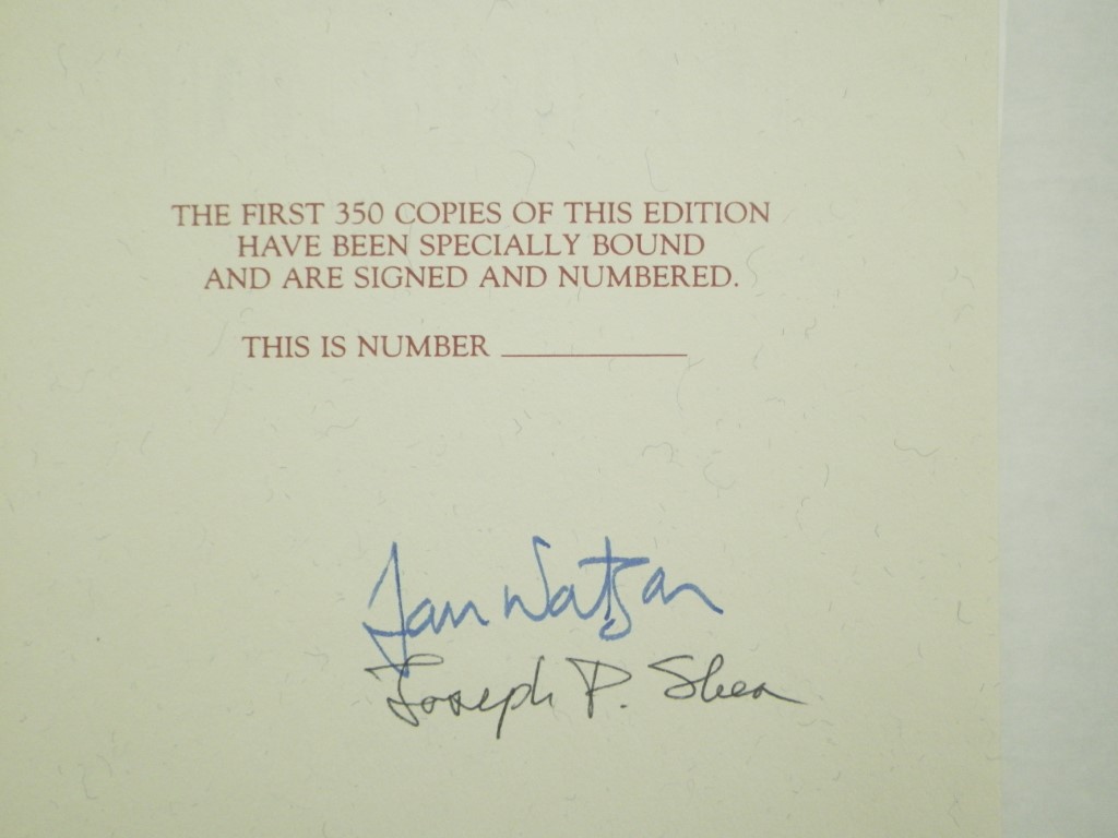 Image 1 of The book of Ian Watson, signed