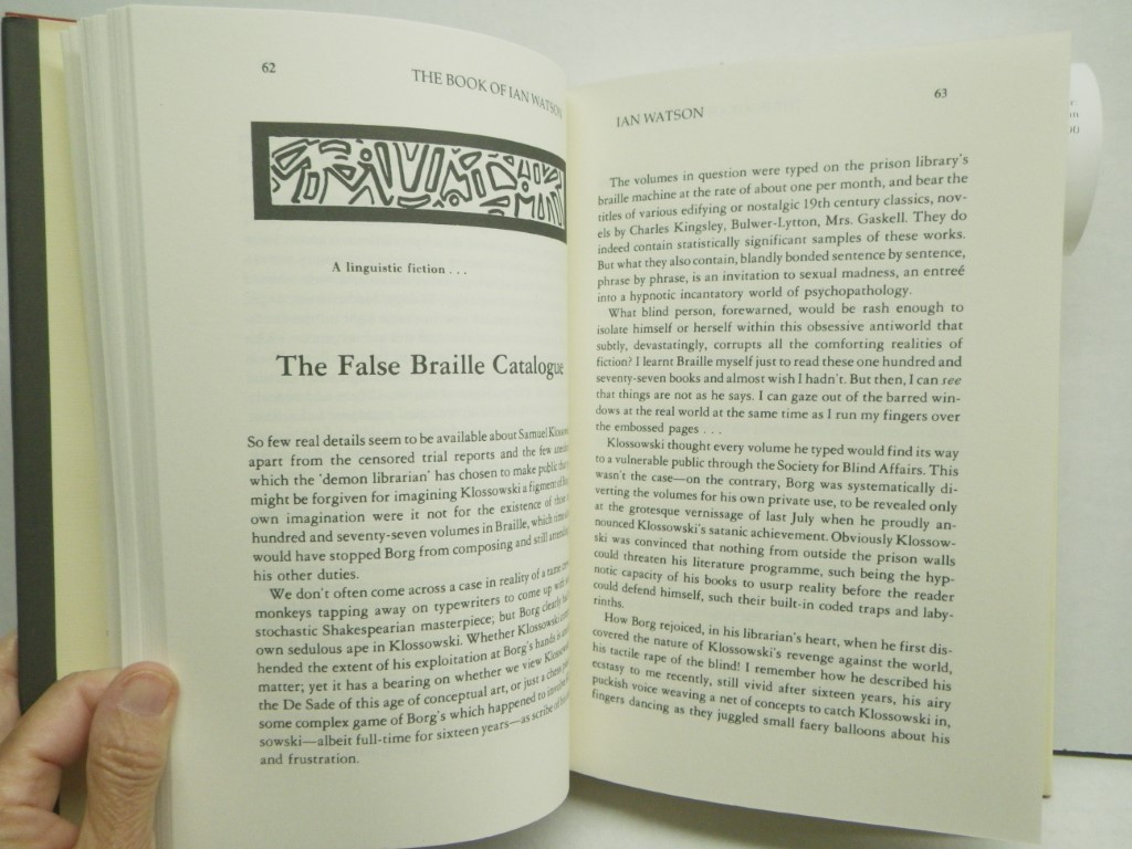 Image 3 of The book of Ian Watson, signed