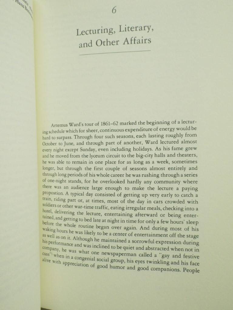 Image 3 of Comic Relief : The Life and Laughter of Artemus Ward, 1834-1867