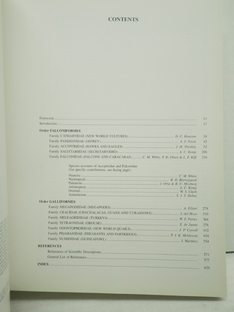 Image 3 of Handbook of the Birds of the World. Volume 2: New World Vultures to Guineafowl
