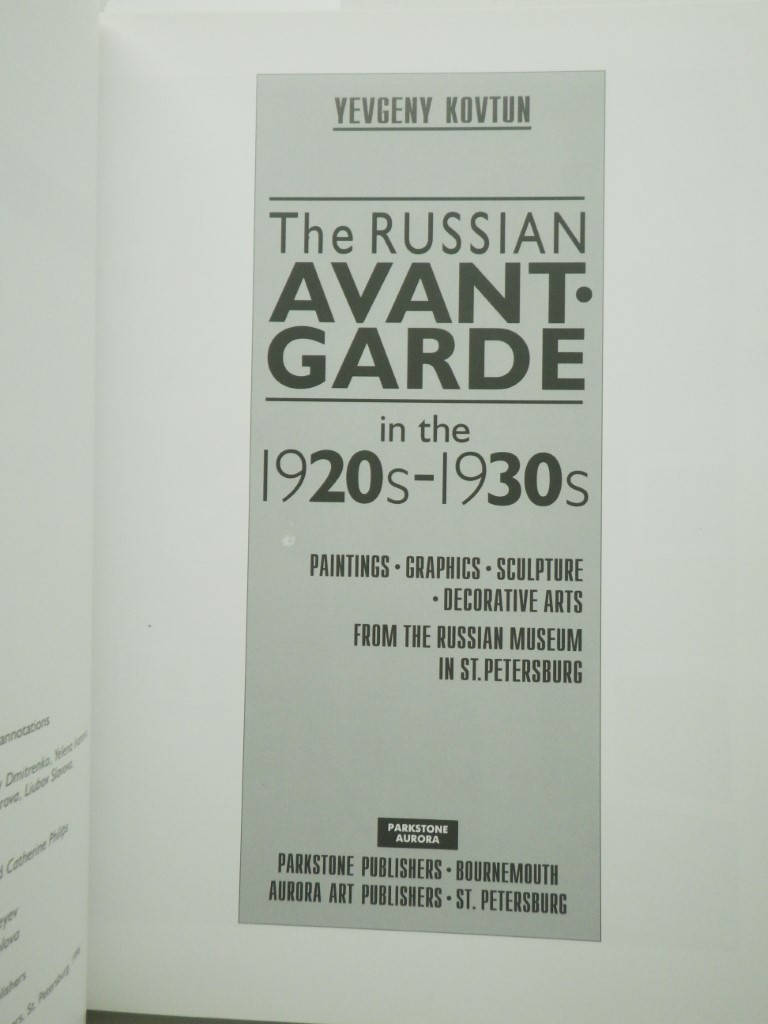 Image 1 of Avant-Garde Art in Russia: 1920-1930