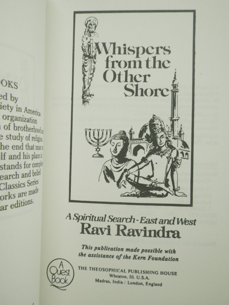 Image 1 of Whispers from the Other Shore: A Spiritual Search-East and West