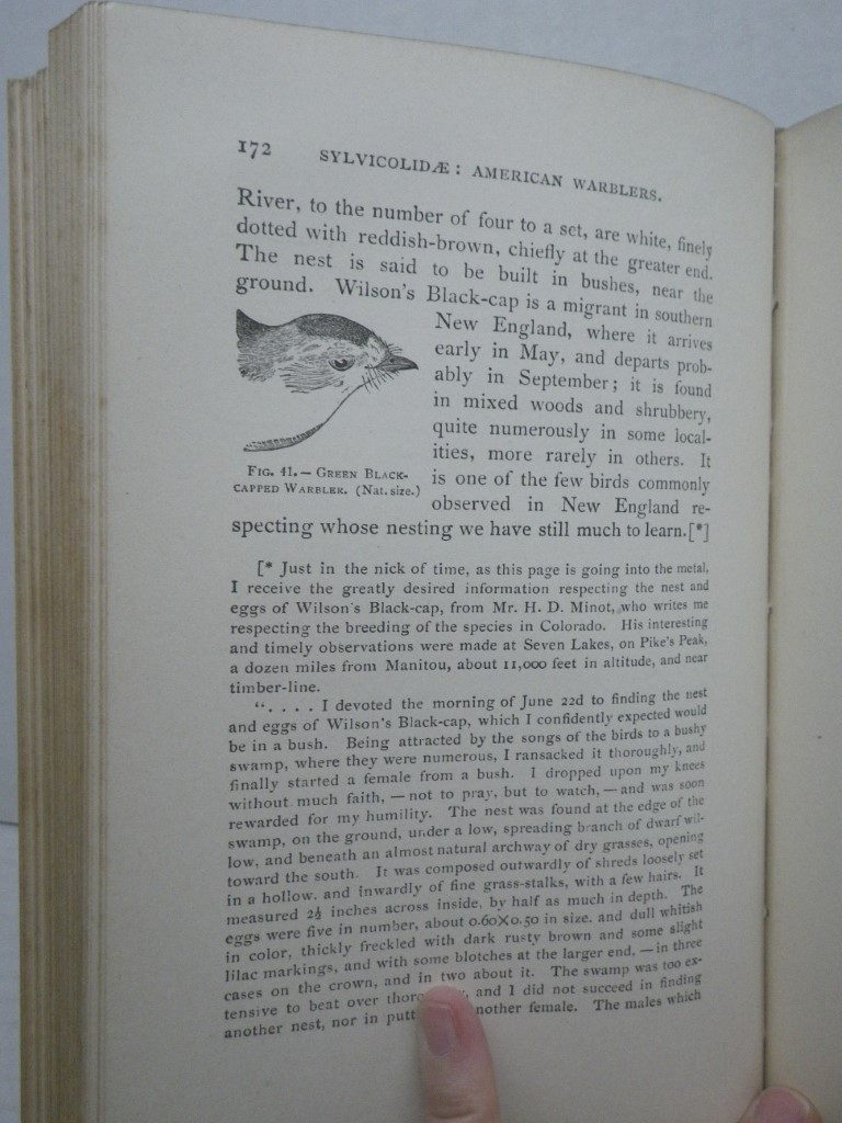 Image 4 of New England Bird Life Being a Manual of New England Ornithology. Part I. - Oscin