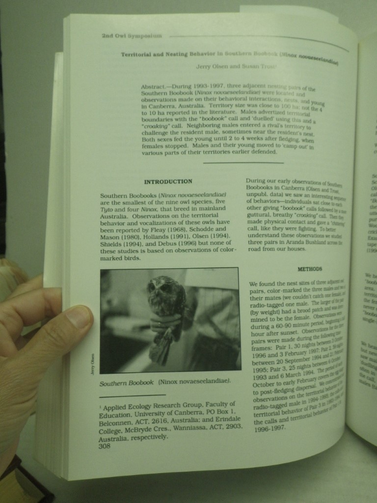 Image 2 of Biology and Conservation of Owls of the Northern Hemisphere Second International