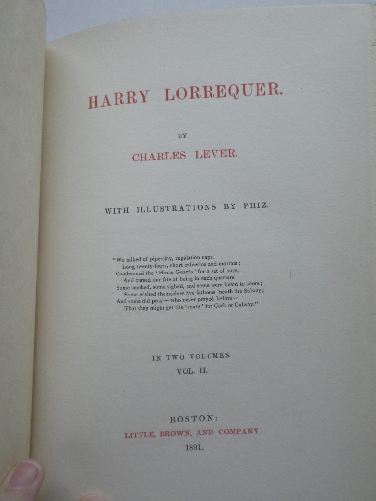 Image 2 of Charles O'Malley, The Irish Dragoon 2 Volumes