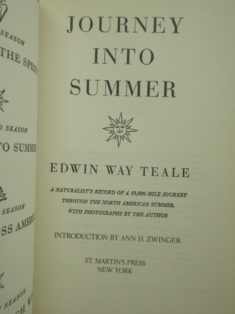 Image 2 of Set of 3 Teale PB:  Journey Into Summer, Autumn Across America, Wandering Throug