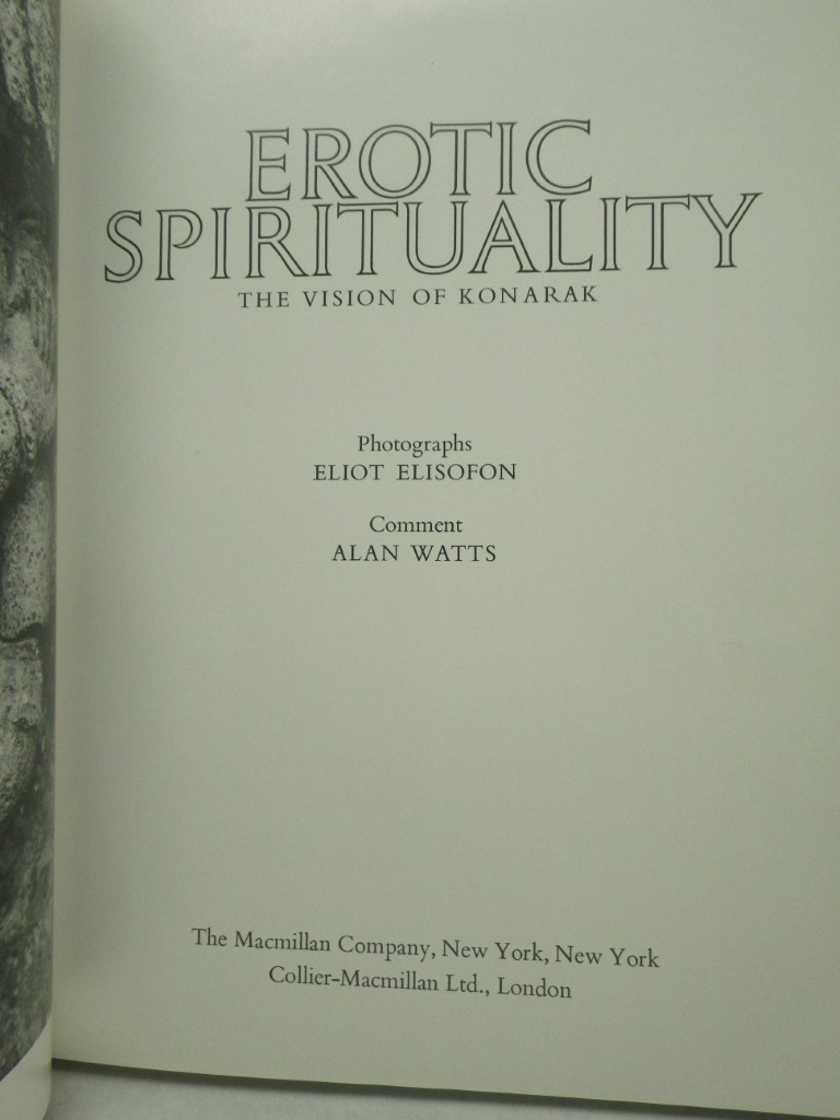 Image 1 of Erotic Spirituality:  The Vision of Konarak