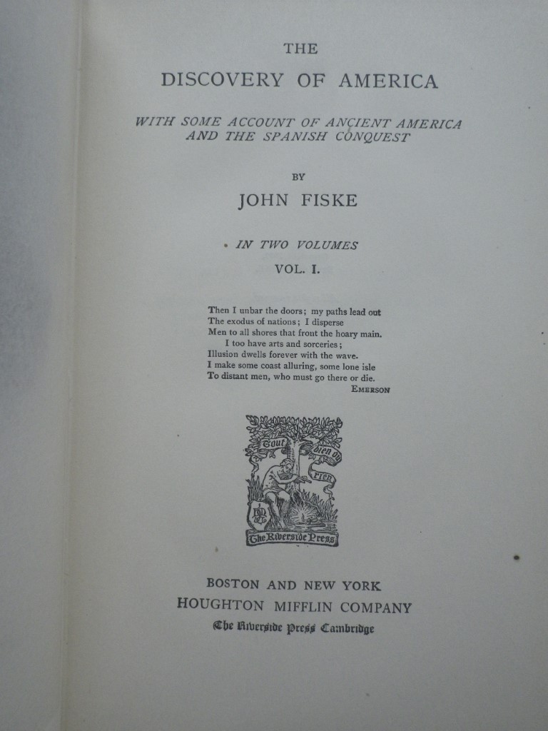 Image 2 of The Discovery of America (2 volumes)