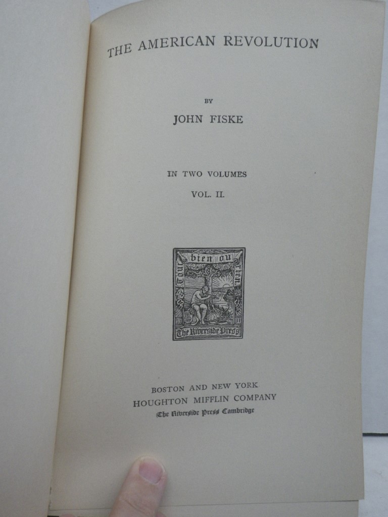 Image 2 of The American Revolution (2 volumes)