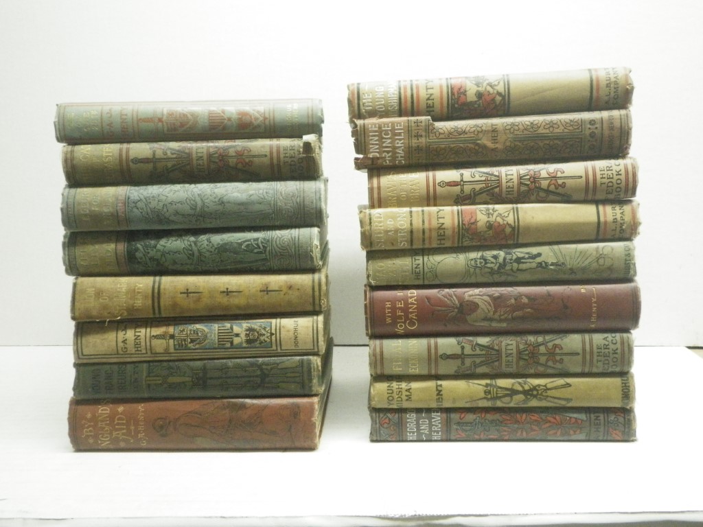 Lot of 17 Hardcover Books by Henty