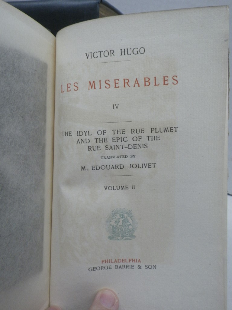 Image 5 of The Novels Complete and Unabridged of Victor Hugo, 24 of 28 books, incomplete, F
