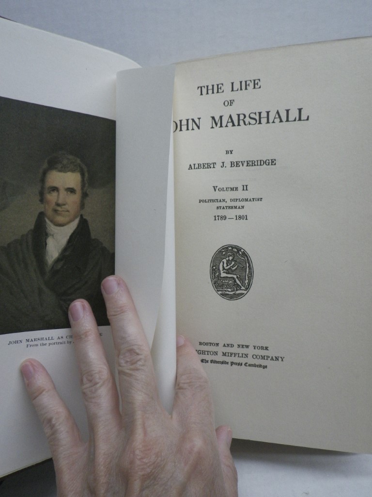 Image 2 of The Life of John Marshall (4 volumes)