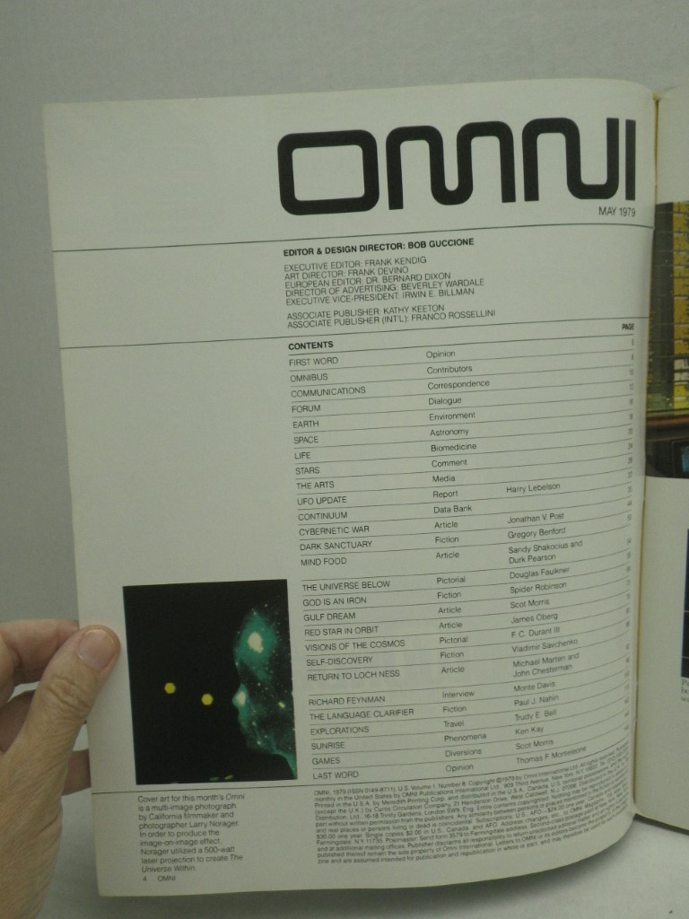Image 3 of OMNI Magazine (v.1#8 May, 1979; v.1#9 June, 1979).