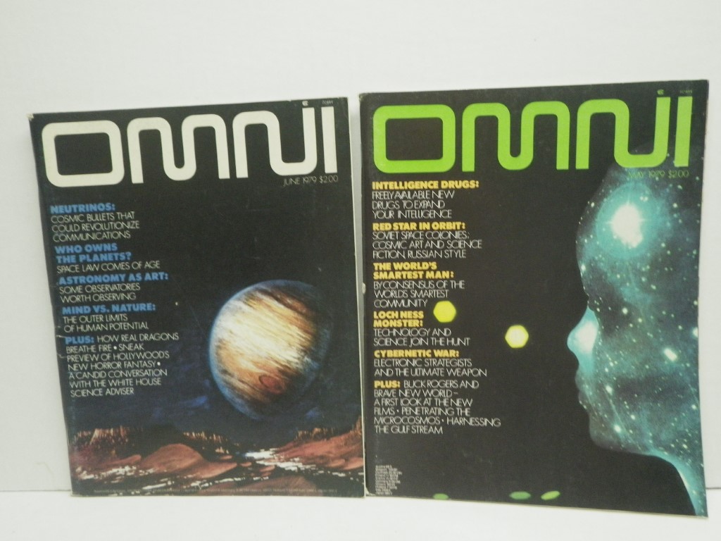 OMNI Magazine (v.1#8 May, 1979; v.1#9 June, 1979).