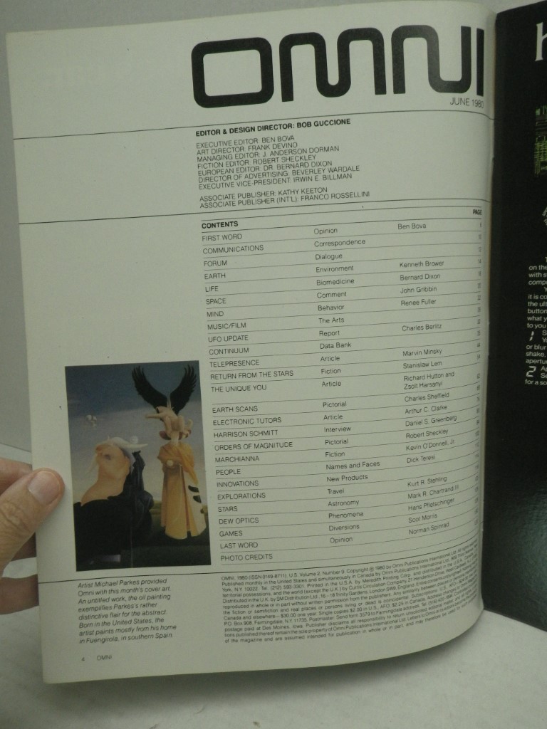 Image 1 of OMNI Magazine (2 issues) v.2#3 December 1979; v.2#9 June 1980.