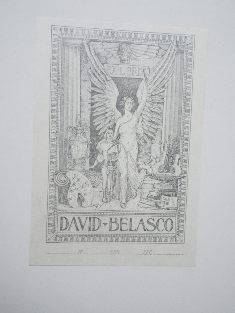 Image 2 of The Wandering Jew (3 volumes), bookplate of David Belasco-Theatre Producer