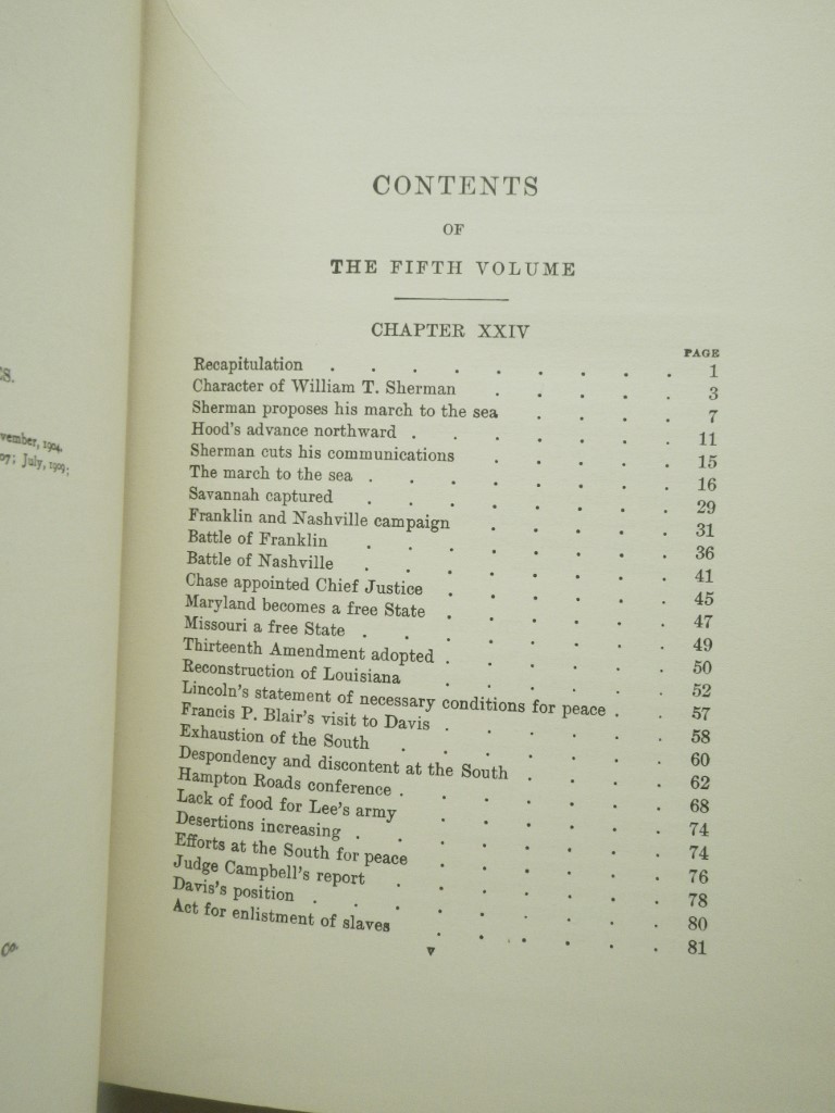 Image 4 of History of the United States (1850-1877) Complete in 7 volumes