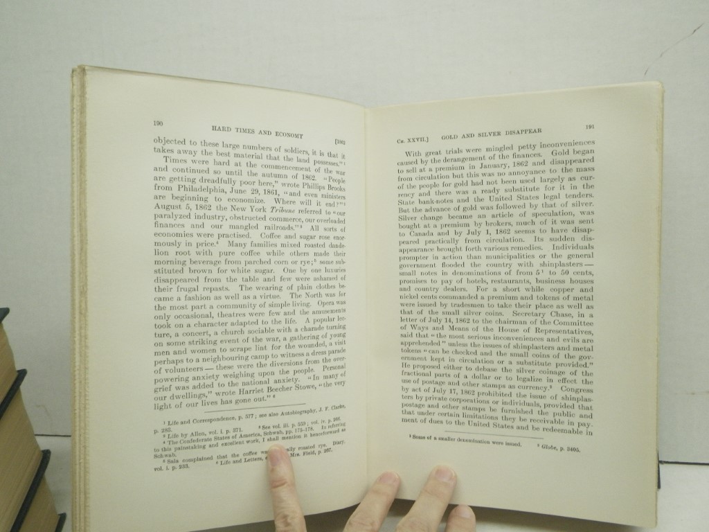 Image 6 of History of the United States (1850-1877) Complete in 7 volumes