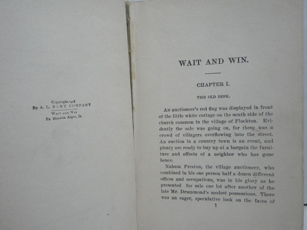 Image 2 of Lot of 3:  Chester Rand; Wait and Win; Paul the Peddler, published by Burt