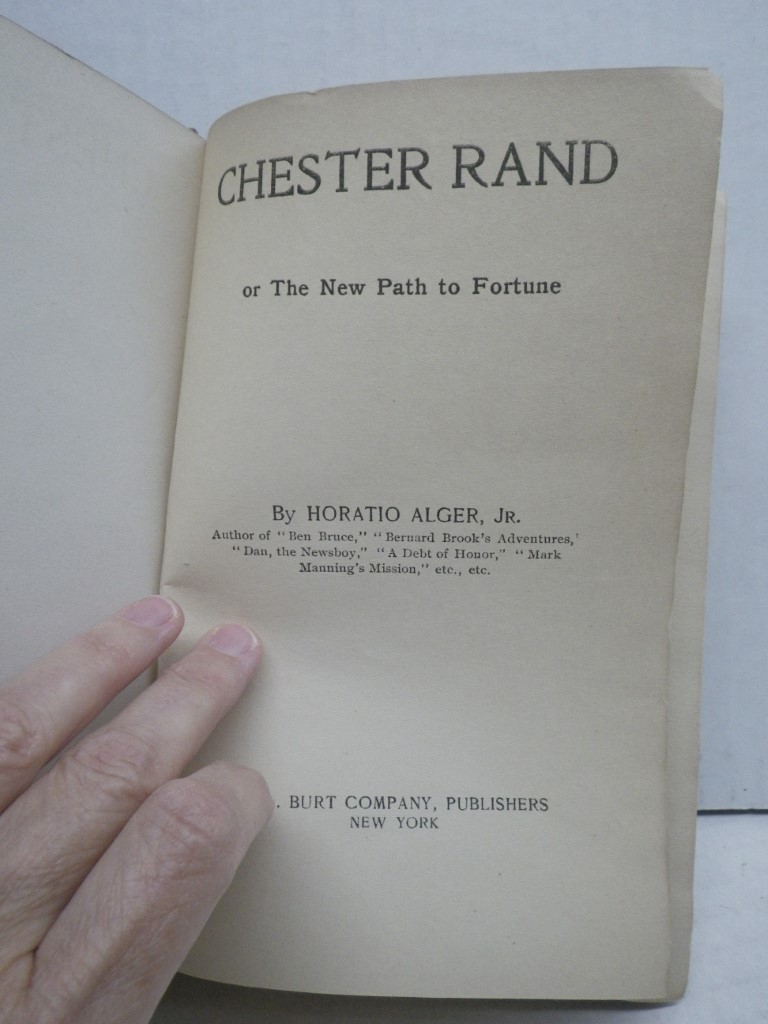 Image 3 of Lot of 3:  Chester Rand; Wait and Win; Paul the Peddler, published by Burt