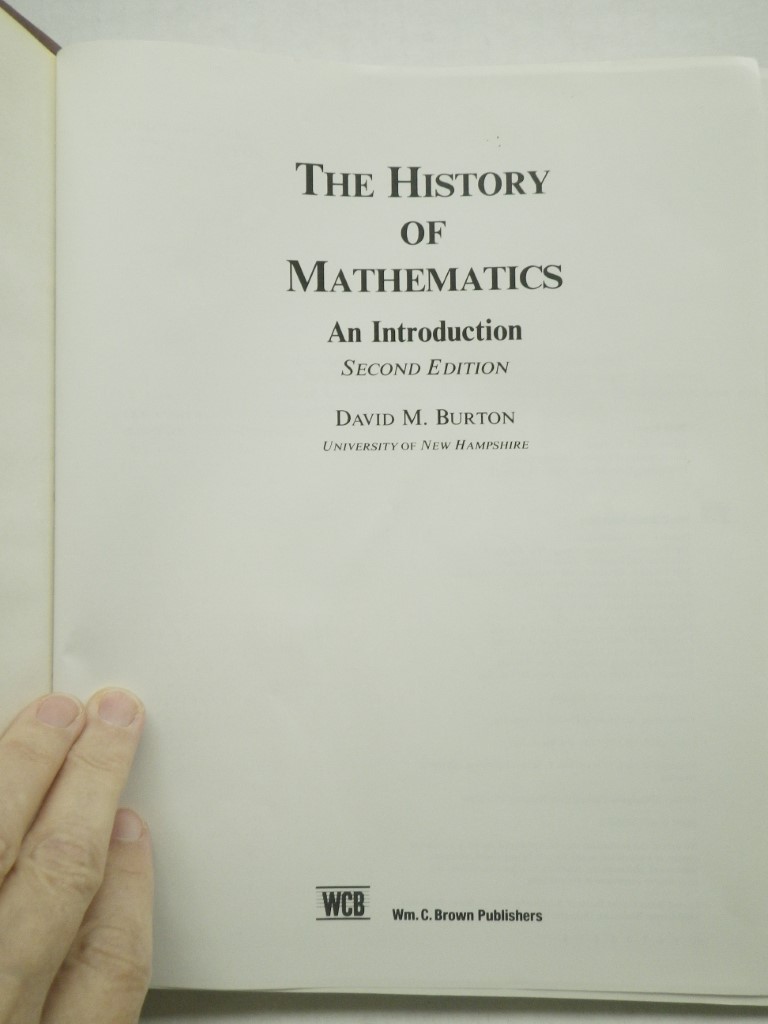 Image 1 of The History of Mathematics: An Introduction