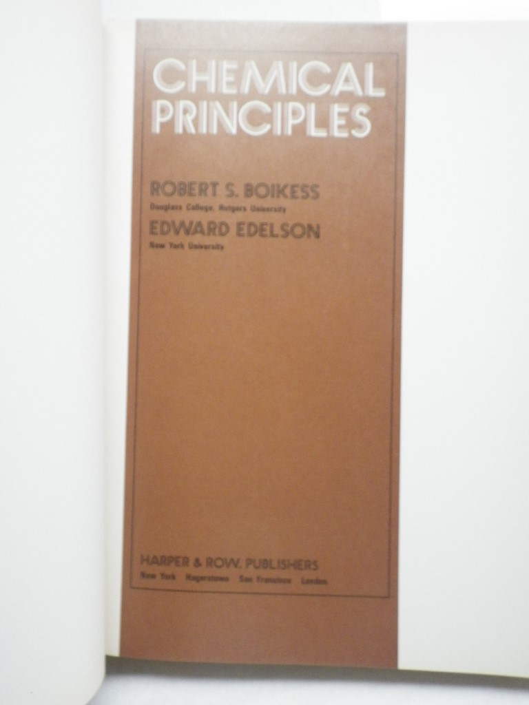 Image 1 of Chemical principles
