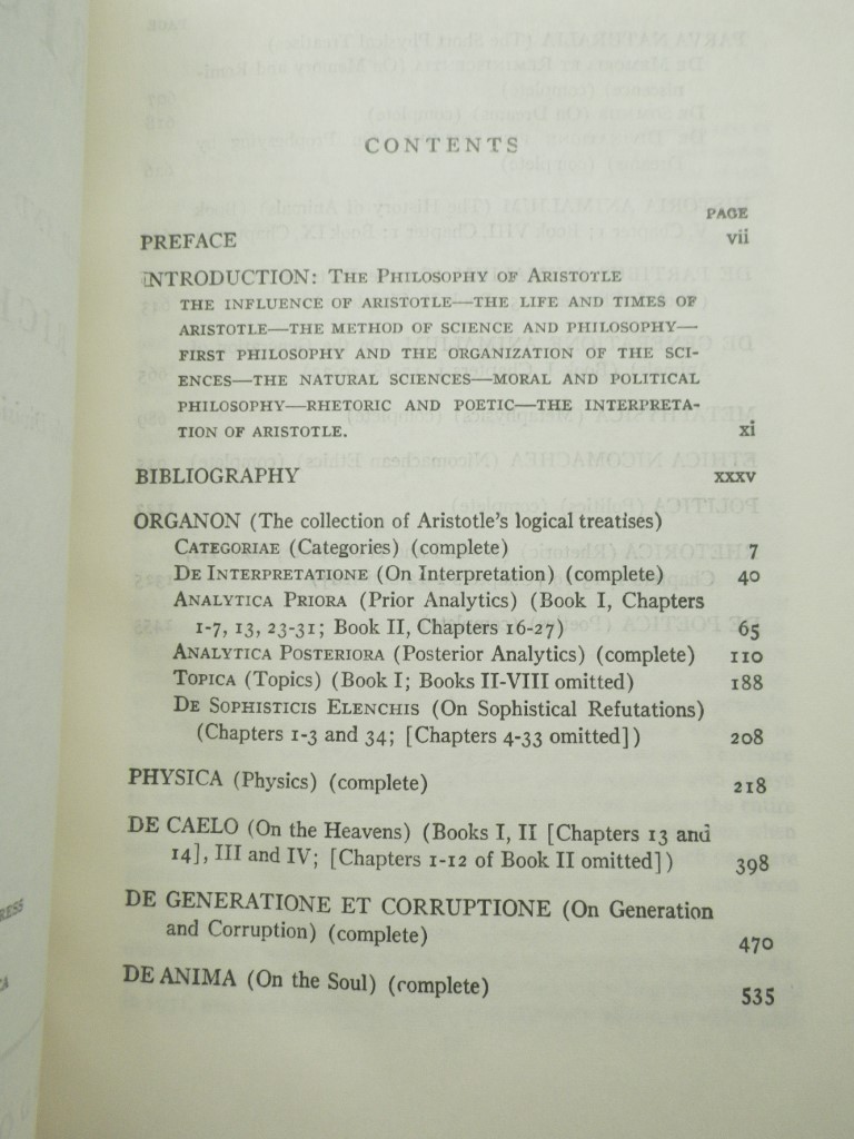 Image 3 of The Basic Works of Aristotle