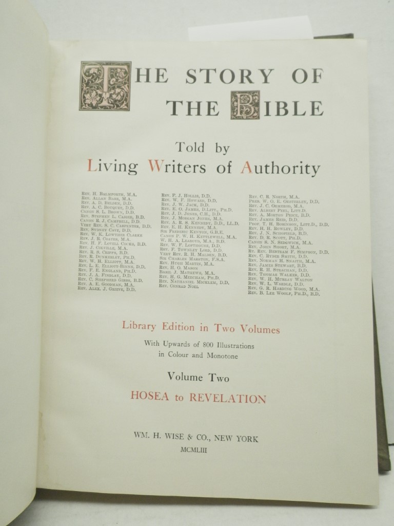 Image 3 of The Story of the Bible  (2 volumes)
