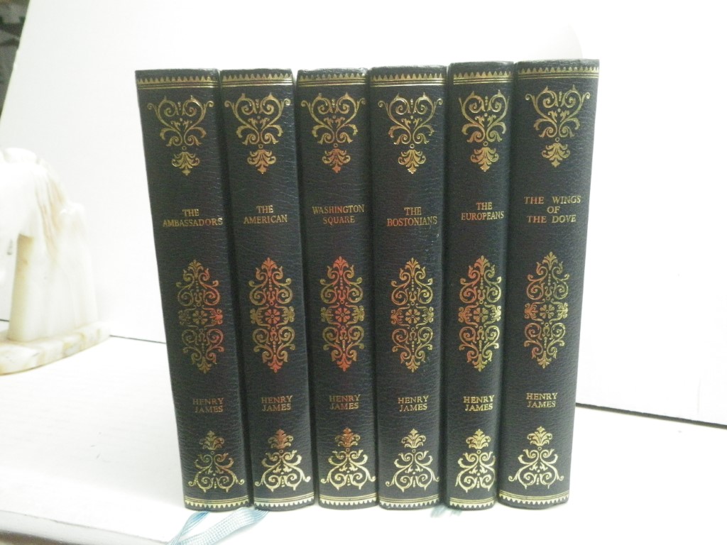6 Henry James HC books:  Washington Square; The Bostonians, The Europeans, The 
