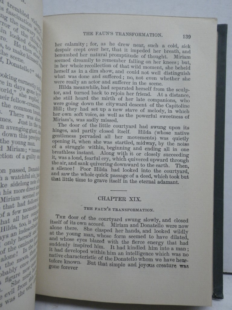 Image 4 of The Marble Faun:  A Romance of Monte Beni