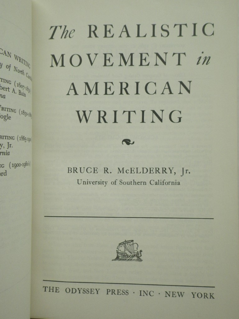 Image 1 of The Realistic Movement in American Writing