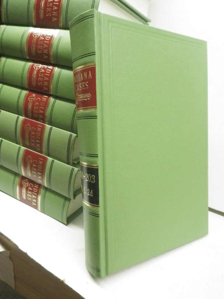 Image 1 of Indiana Cases Decided in the Supreme Court and Court of Appeals Reported in the 