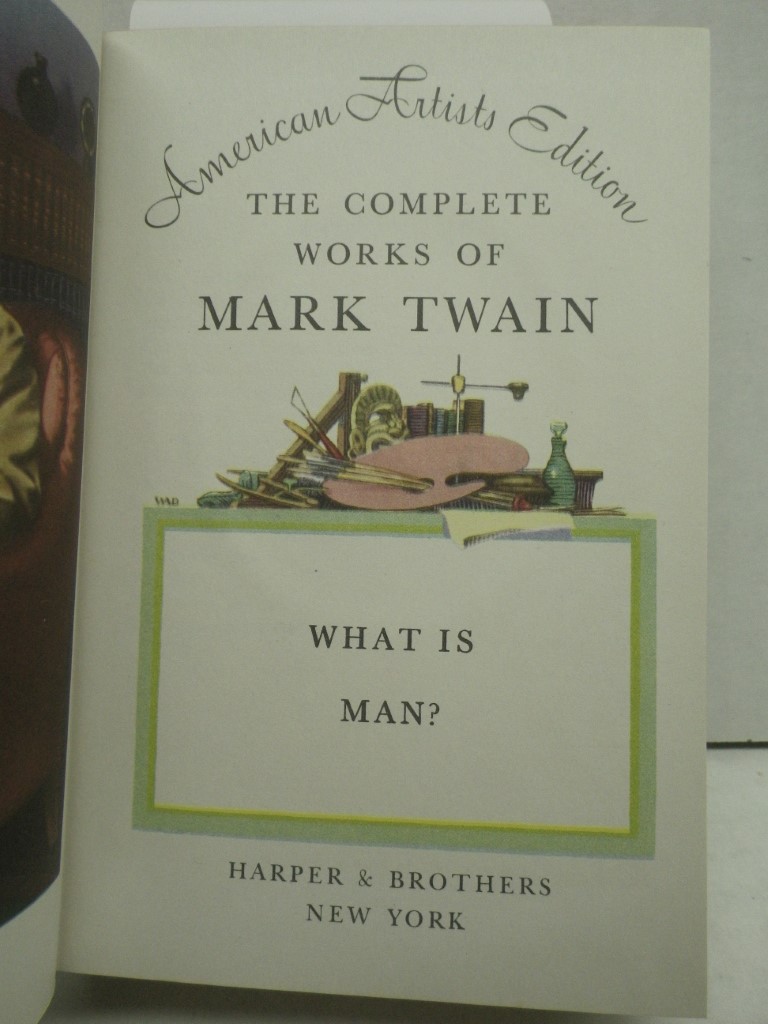 Image 1 of American Artists Edition - The Complete Works of Mark Twain, volume 12 :  What I