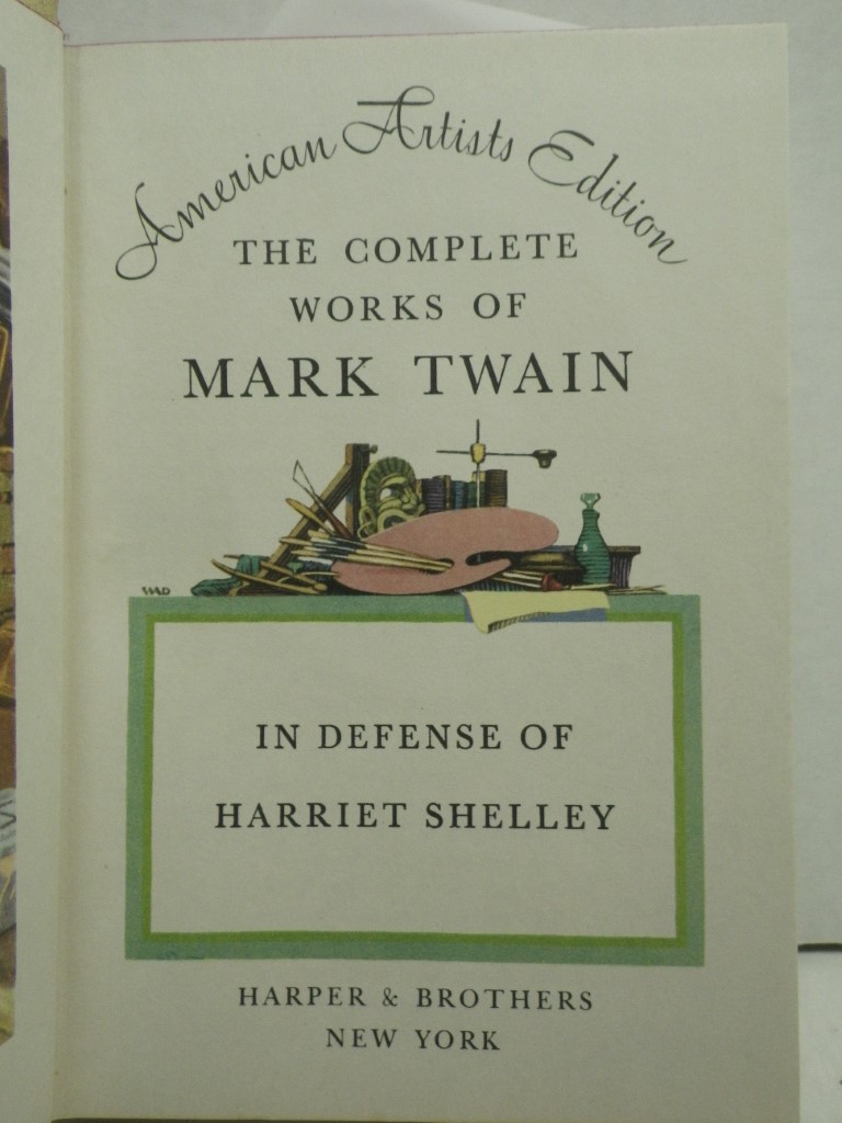 Image 1 of American Artists Edition - The Complete Works of Mark Twain, volume 16:  