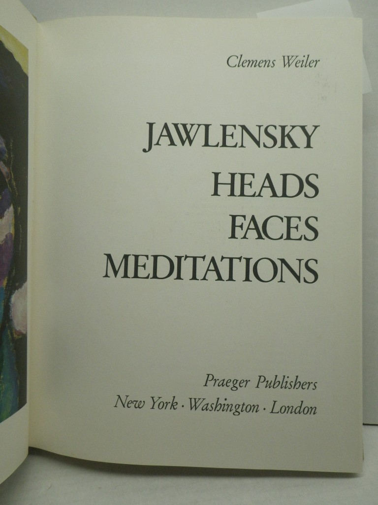 Image 1 of Jawlensky:  Heads Faces Meditations