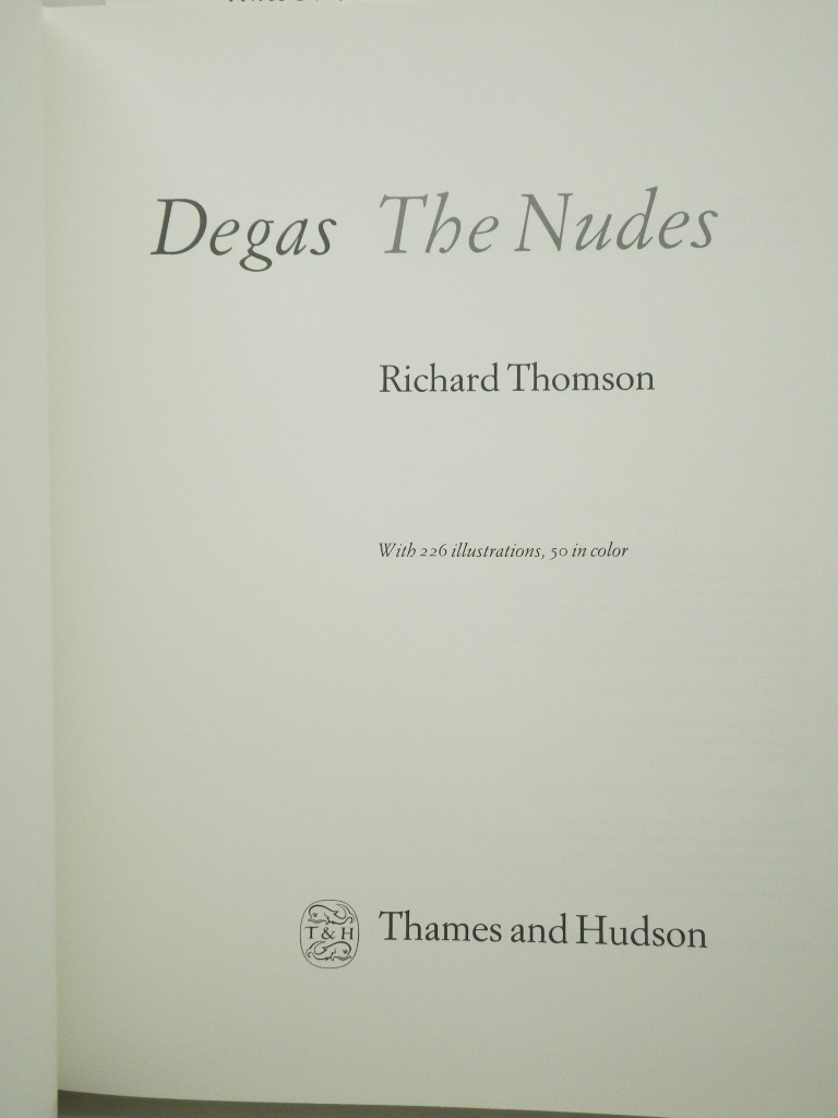 Image 1 of Degas:  The Nudes