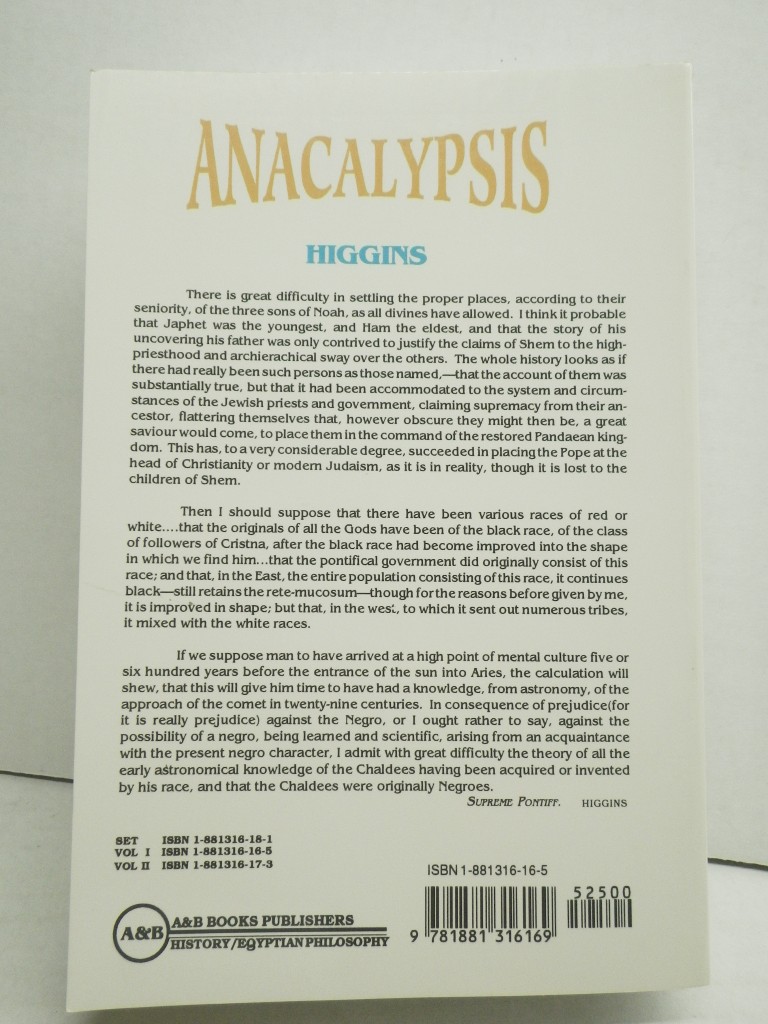 Image 4 of Anacalypsis - The Saitic Isis: Languages Nations and Religions