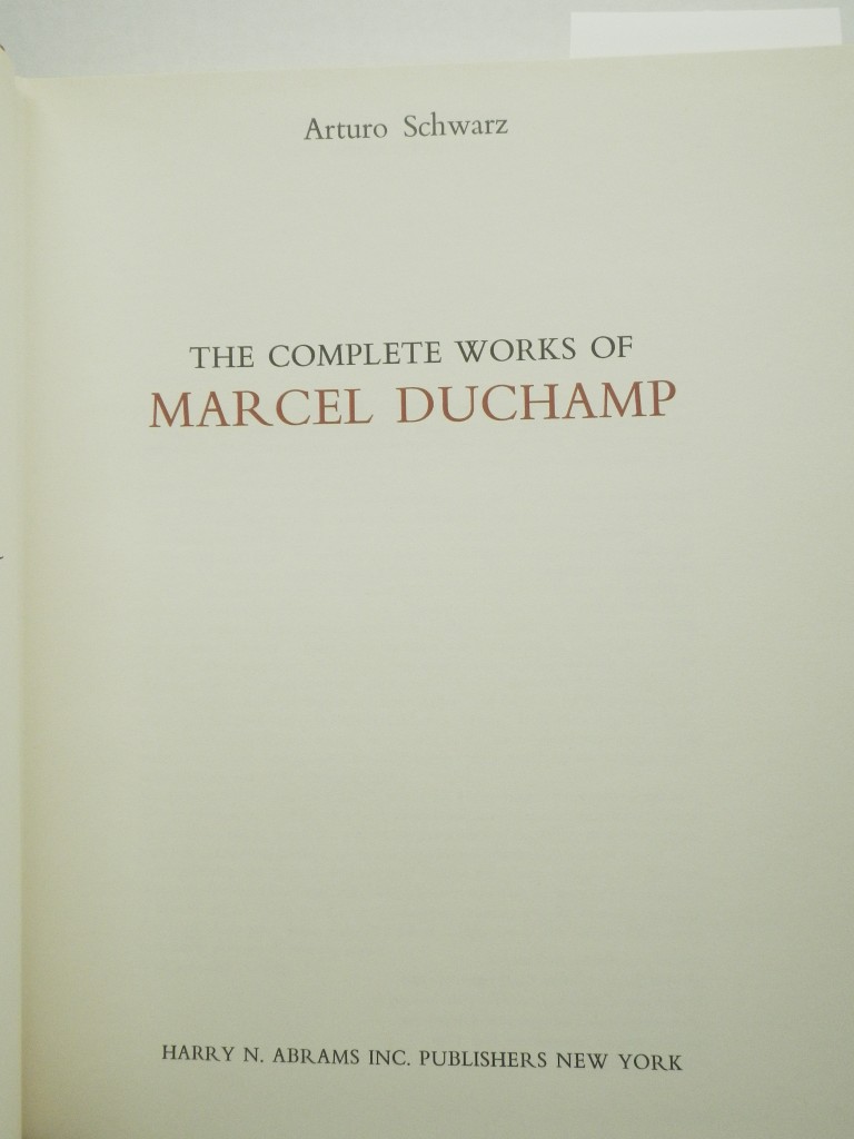 Image 1 of The Complete Works of Marcel Duchamp