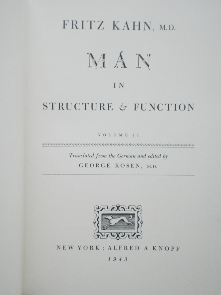 Image 2 of Man in Structure and Function  (2 volumes)