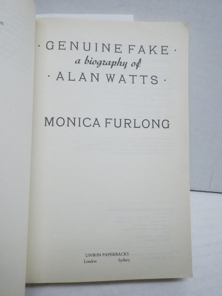 Image 3 of Genuine Fake: A Biography of Alan Watts