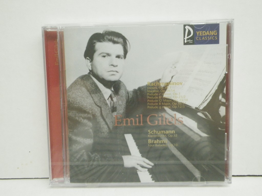Rachmaninov, Schumann, Brahms - Emil Gilels