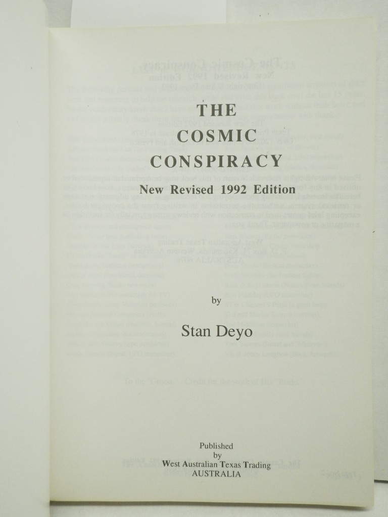 Image 2 of The Cosmic Conspiracy