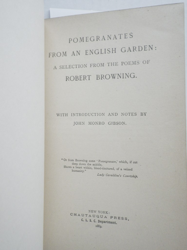 Image 1 of Pomegranates From an English Garden