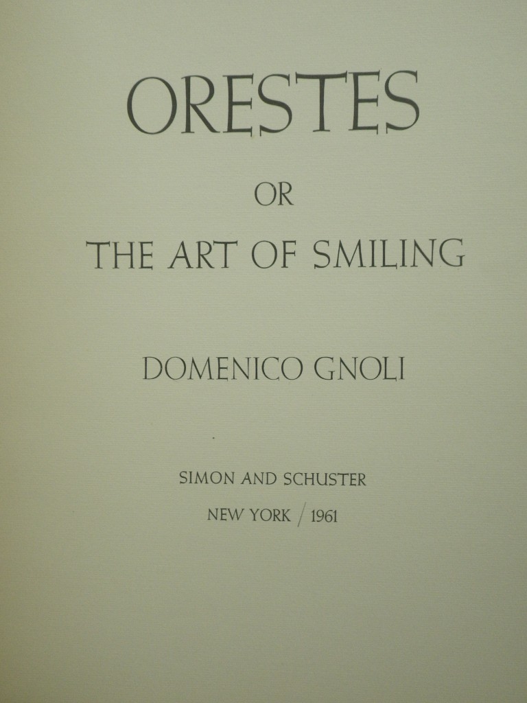 Image 2 of Orestes or the Art of Smiling