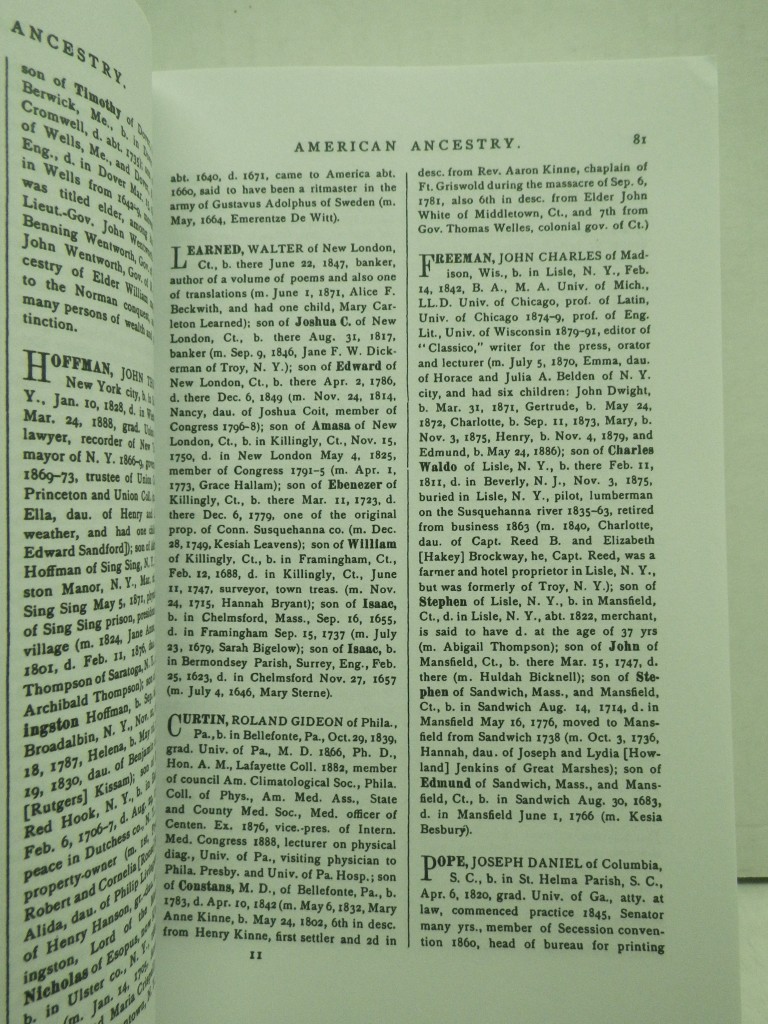 Image 2 of American Ancestry: Volumes IV-VI, Volumes VII-IX  (2 books), PB