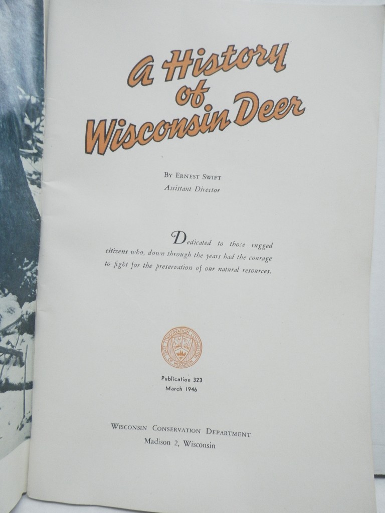 Image 1 of A History of Wisconsin Deer