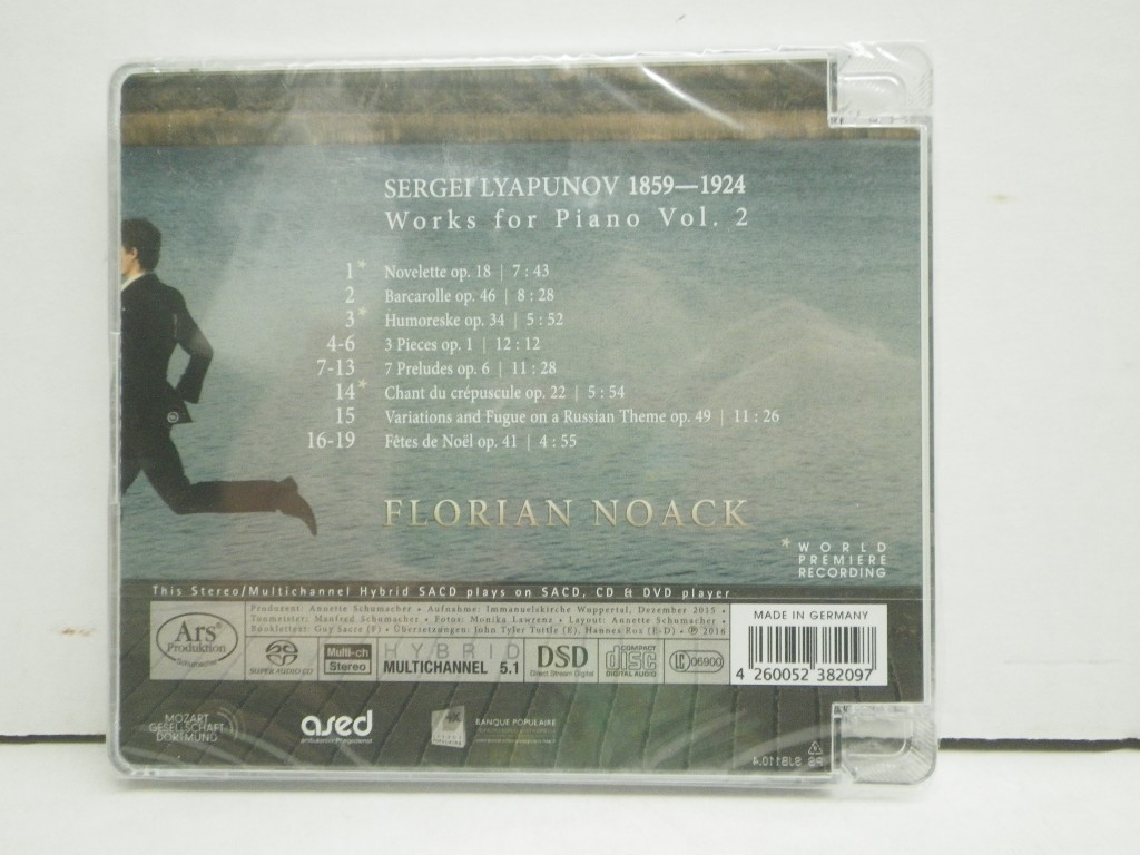 Image 1 of Works for Piano Vol. 2 - Florian Noack by Sergei Lyapunov