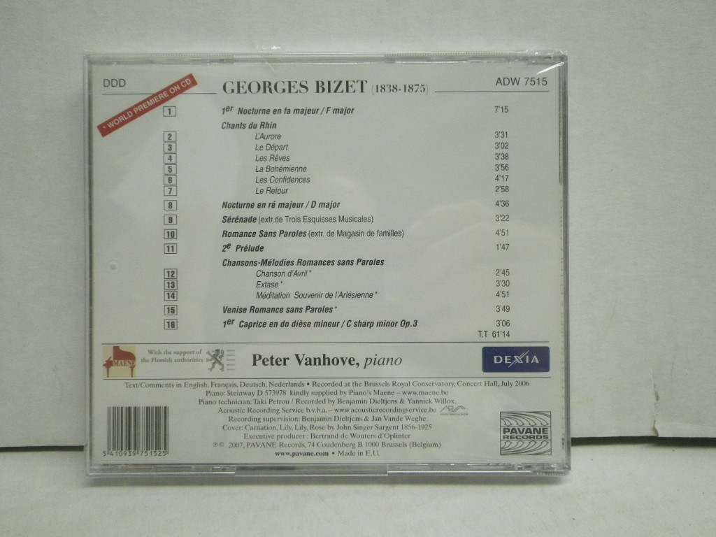 Image 1 of Bizet: Piano Works