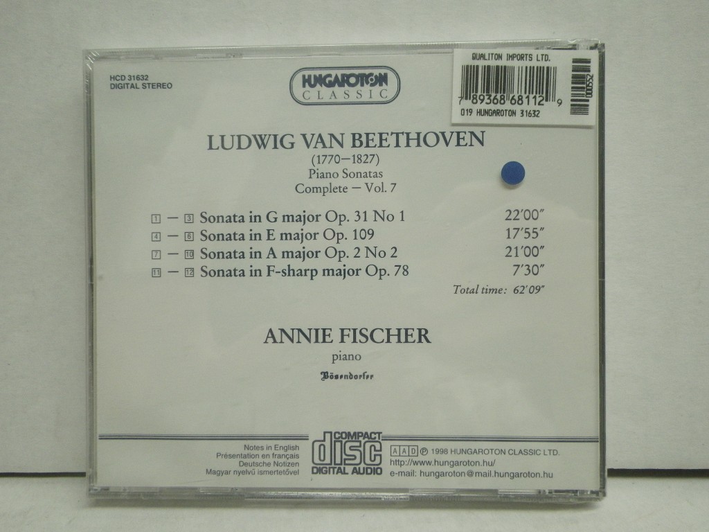 Image 1 of Beethoven: Piano Sonatas Vol. 7