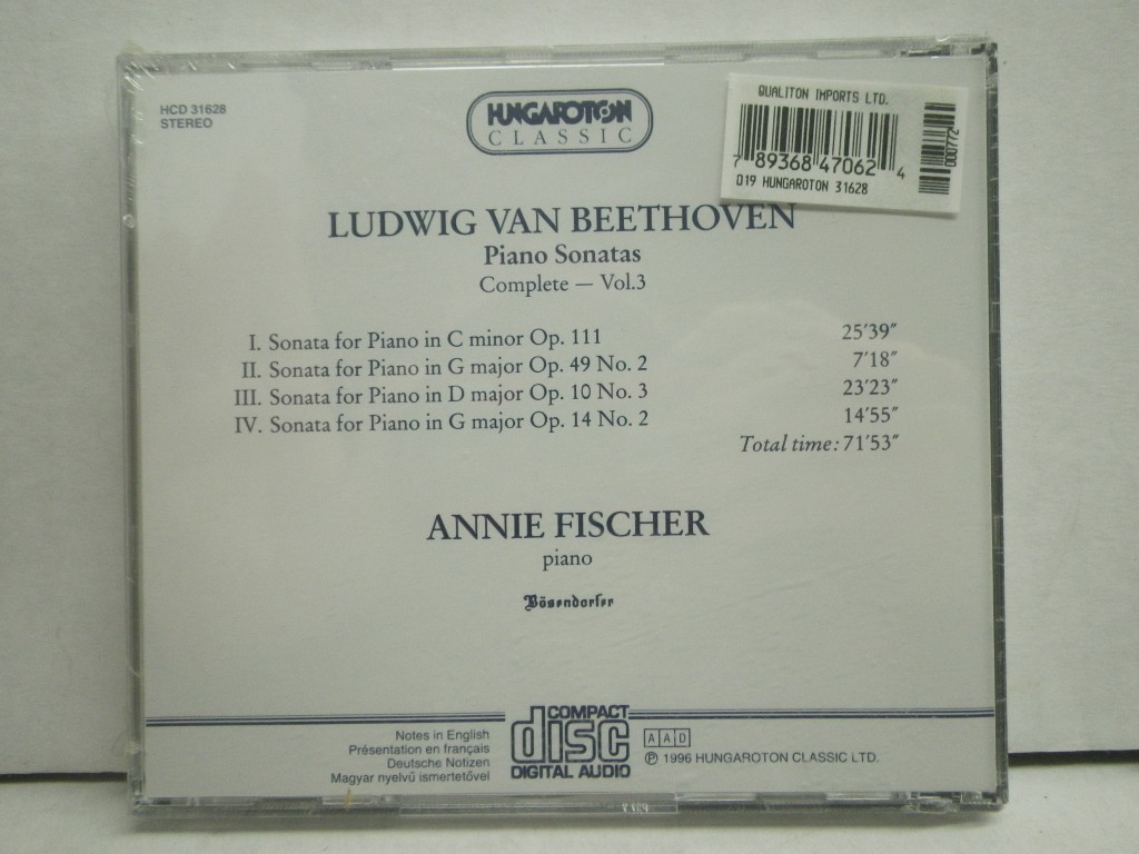 Image 1 of Beethoven: Piano Sonatas Vol 3